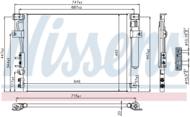 940348 NIS - Skraplacz klimat.NISSENS CHRYSLER