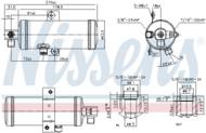 95060 NIS - Osuszacz klimatyzacji NISSENS PSA