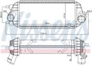 96309 NIS - Chłodnica powietrza (intercooler) NISSENS HYUNDAI