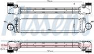 96349 NIS - Chłodnica powietrza (intercooler) NISSENS FORD