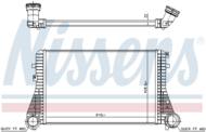 96715 NIS - Chłodnica powietrza (intercooler) NISSENS VAG /krócieć średnica 70mm/