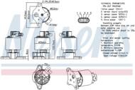 98206 NIS - Zawór EGR NISSENS PSA