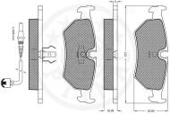 R10044 OPT - Klocki hamulcowe OPTIMAL 