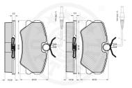 R10126 OPT - Klocki hamulcowe OPTIMAL 