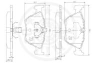 R10141 OPT - Klocki hamulcowe OPTIMAL (odp.GDB1264/GDB1404) BMW E39 2.0-3.5 96-03