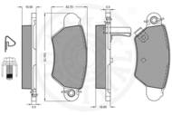 R10290 OPT - Klocki hamulcowe OPTIMAL 