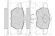 R12074 OPT - Klocki hamulcowe OPTIMAL (odp.GDB1429) VOLVO V70 99-