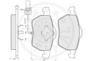 R12076 OPT - Klocki hamulcowe OPTIMAL /+CZ/ (odp.GDB1488/GDB1307) VAG A4/A6/EXEO/SUPERB/PASSAT