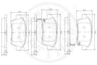 R12095 OPT - Klocki hamulcowe OPTIMAL (odp.GDB3242/GDB3317)