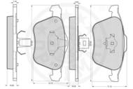 R12142 OPT - Klocki hamulcowe OPTIMAL (odp.GDB1576) Volvo S60 00-/Volvo S80 98-