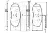 R12467 OPT - Klocki hamulcowe OPTIMAL (odp.GDB1820) VOLVO XC60 08-