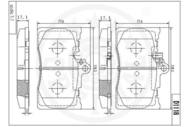 R12527 OPT - Klocki hamulcowe OPTIMAL (odp.GDB3398) LEXUS/TOYOTA GS 05-/IS C 09-/CROWN