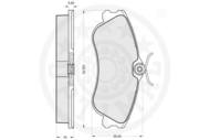 R63400 OPT - Klocki hamulcowe OPTIMAL (odp.GDB1295)