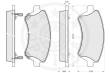 R82212 OPT - Klocki hamulcowe OPTIMAL (odp.GDB3288) Toyota Corolla 97-/02-/Toyota Verso
