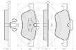 R86400 OPT - Klocki hamulcowe OPTIMAL (odp.GDB1476) MINI COOPER/ONE 01-06