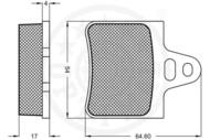 R9204 OPT - Klocki hamulcowe OPTIMAL (odp.GDB263)