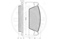 R9897 OPT - Klocki hamulcowe OPTIMAL (odp.GDB3108) DAEWOO TICO