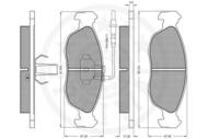 R9900 OPT - Klocki hamulcowe OPTIMAL /+CZ/ (odp.GDB1270)