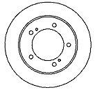 15591M - Tarcza hamulcowa MAPCO /przód/ 