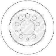 15976M - Tarcza hamulcowa MAPCO /tył/ 