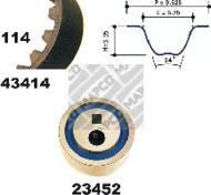 23414M - Zestaw rozrządu MAPCO 114x17
