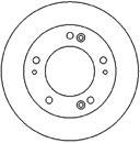 25570M - Tarcza hamulcowa MAPCO /przód/ 