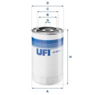 23.107.01 - Filtr oleju UFI (OEM QUALITY) FIAT AGRI/IVECO