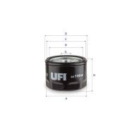 23.730.00 - Filtr oleju UFI (OEM QUALITY) FORD