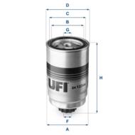 24.123.00 - Filtr paliwa UFI (OEM QUALITY) HYUNDAI iX20 15-/TUCSON 15-