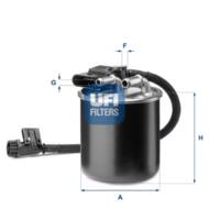 24.193.00 - Filtr paliwa UFI OEM /diesel/ DB VITO 14-