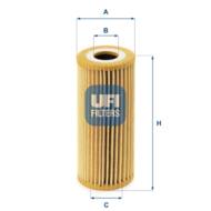 25.067.00 - Filtr oleju UFI (OEM QUALITY) /wkład/ 