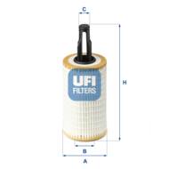 25.172.00 - Filtr oleju UFI (OEM QUALITY) /wkład/ DB 07-
