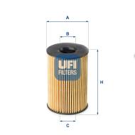 25.201.00 - Filtr oleju UFI (OEM QUALITY) /wkład/ BMW/ROLLS ROYCE