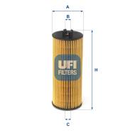 25.204.00 - Filtr oleju UFI (OEM QUALITY) /wkład/ DB