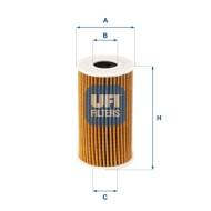 25.223.00 - Filtr oleju UFI (OEM QUALITY) /wkład/ JAGUAR/LAND ROVER