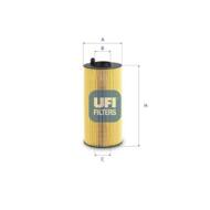 25.240.00 - Filtr oleju UFI (OEM QUALITY) /wkład/ DAF/IRIZAR/TATRA/VDL BUS & COACH