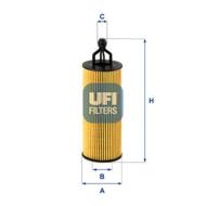 25.251.00 - Filtr oleju UFI (OEM QUALITY) /wkład/ CHRYSLER/DODGE/FIAT/JEEP/LANCIA
