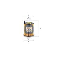 25.253.00 - Filtr oleju UFI (OEM QUALITY) /wkład/ VAG