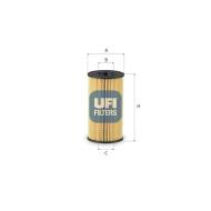 25.267.00 - Filtr oleju UFI (OEM QUALITY) /wkład/ DACIA/DB/NISSAN/RENAULT