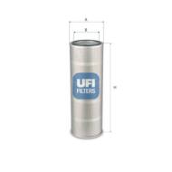 25.675.00 - Filtr oleju UFI (OEM QUALITY) /wkład/ HITACHI/JOHN DEERE