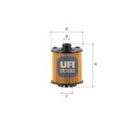 25.VCC.01 - Filtr oleju UFI (OEM QUALITY) /wkład/ VOLVO