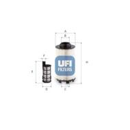 26.174.00 - Filtr paliwa UFI (OEM QUALITY) /wkład/ ATLAS COPCO/J.C.B./DB