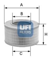 27.239.00 - Filtr powietrza UFI (OEM QUALITY) PSA