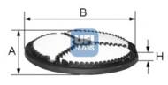 27.274.00 - Filtr powietrza UFI (OEM QUALITY) DAEWOO