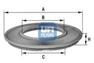 30.847.00 - Filtr powietrza UFI (OEM QUALITY) BMW, MERCEDES BENZ