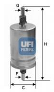 31.510.00 - Filtr paliwa UFI (OEM QUALITY) PSA, PSA, VOLKSWAGEN, DIV.