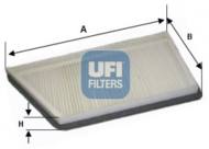 53.044.00 - Filtr kabinowy UFI (OEM QUALITY) PSA 206 98-