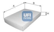 53.069.00 - Filtr kabinowy UFI (OEM QUALITY) FIAT, PSA, PSA