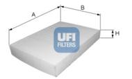 53.183.00 - Filtr kabinowy UFI (OEM QUALITY) OPEL, SUZUKI, DIV.