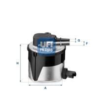 55.170.00 - Filtr paliwa UFI (OEM QUALITY) (prod.OE 1386037) FORD/VOLVO 1.6TDCI 05- (EU)